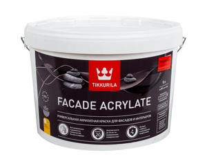 Краска фасадная Facade Acrylate 9 л цвет прозрачный